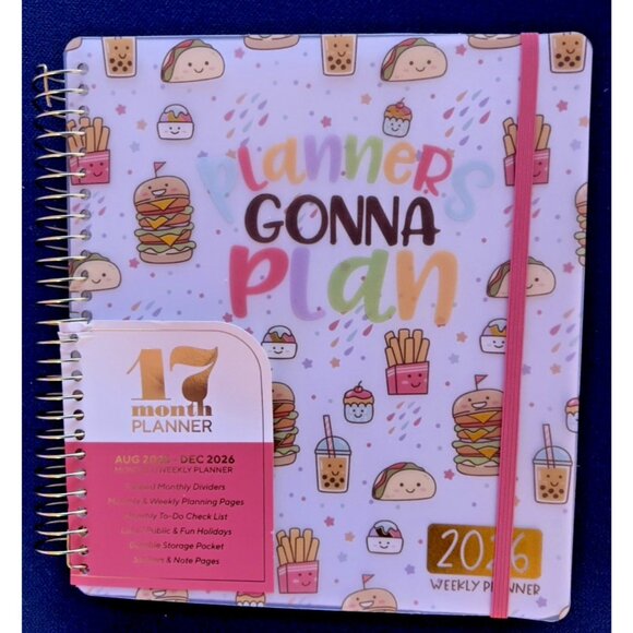 17 Month PLANNERS GONNA PLAN Aug 2025 - Dec 2026 Weekly Planning Note Page Gift - Picture 1 of 13